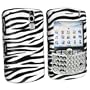 White / Black Zebra DESIGN SNAP-ON COVER HARD CASE PROTECTOR for BLACKBERRY CURVE 8300 / 8310 / 8320 / 8330