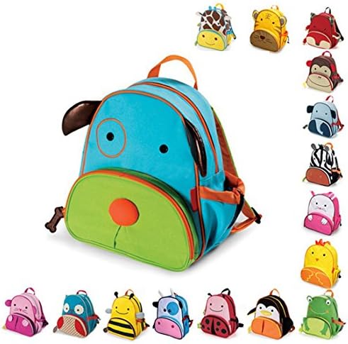 Weiyee Zoo Packs Little Kid Backpacks Cartoon Animal Schoolbag, best gift for Baby Kids Children Preschool Kindergarten Students(dog)