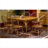 Chatham 6583 Highland Road Cherry Traditional Rectangular Table Finish: Antique Black