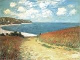 Claude Monet - Meadow Road To Pourville, 1882 Poster Kunstdruck (80 x 60cm)