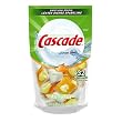 Cascade Action Pacs Dishwasher Detergent, Citrus Scent, 32-count Bag (Pack of 5)