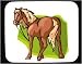 Mouse Pad with mane, reins, horse, animal, tail