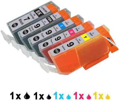 eStoreimport @ 5 packs Compatible Ink Cartridge Replacement Canon PGI-7 PGI-9 Pixma MX7600 iX7000