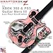 Chrome Skulls on Pink WraptorSkinz Skin fits XBOX 360 & PS3 Guitar Hero III Les Paul Controller (GUITAR NOT INCLUDED)