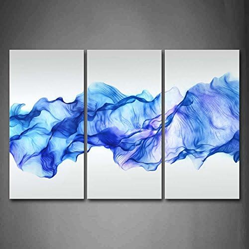 OYEO Canvas Art Wall Art Painting Artistic Abstract Blue Like Wave Picture Print On Canvas Abstract