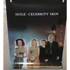 HOLE CELEBRITY SKIN MUSIC PROMO POSTER COURTNEY LOVE