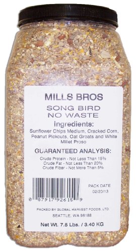 Mills Brothers Song Bird No Waste Food in Easy Pour & Store Container