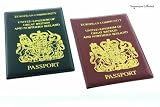 Kitchen & Housewares : Twin Pack Passport Holder - Black & Burgundy -
