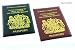 2 Twin Pack Passport Holder Protection Protector (Black & Burgundy)