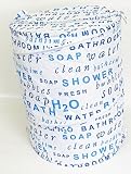 Pop Up Linen / Laundry Hamper - Blue Print.