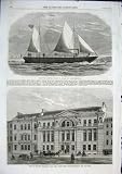 MASONS HALL LINCOLN INN FIELDS, HOSPITAL INVALID BARGE