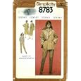 Simplicity 8783 Sewing Pattern Misses Designer Cathy Hardwick Shirt Pants Skirt Jacket Size 12 - Bust 34