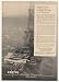 1958 Vertol 44 Helicopter Offshore Oil Rig Photo Print Ad