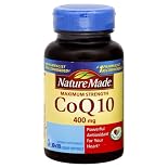 Nature Made CoQ10, 400 mg, Maximum Strength, Liquid Softgels, 40 ct.