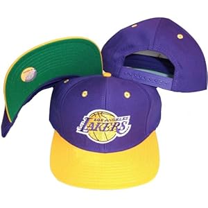 Los Angeles Lakers Purple/Gold Two Tone Snapback Adjustable Plastic