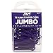 JAM PAPER Colorful Jumbo Paper Clips - Large 2 Inch - Purple Paperclips - 75/Pack