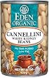 Eden Organic Cannellini  White Kidney Beans, No Salt Added, 15-Ounce Cans (Pack of 12)