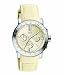 D&G Ladies Watch DW0678 with Cream Chronograph Dial, Date, Stainless Steel Case and Cream Leather Strap