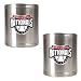 Washington Nationals MLB 2pc Stainless Steel Can Holder Set- Primary Logo by Great American Products