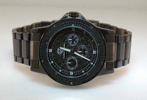 Super Techno 0.10ctw Mens Diamond Watch PM6058