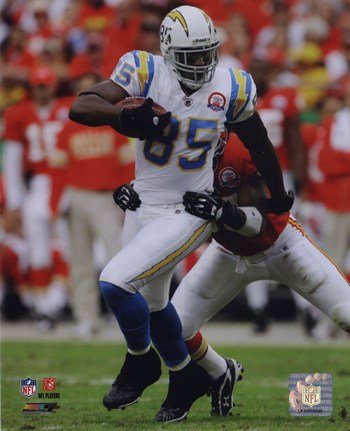 Antonio Gates 2009 Action - Licensed Photo by PhotoFile (8x10)
