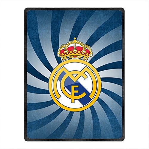 Needyou Real Madrid Fleece Throw Blanket Fleece 58" x 80" Outdoor Indoor