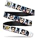 Buckle-Down Seatbelt Belt - Batman & Robin Blocks White - 1.5