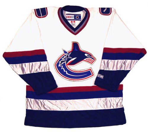 Buy Vancouver Canucks Pre 2007 CCM White Replica Jersey