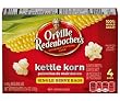 Orville Redenbacher's Gourmet Microwavable Popcorn, Kettle Korn Mini Bag, 4-Count Boxes (Pack of 12)