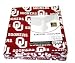 OU Oklahoma University Sooners Table Cover 54x54 Tablecloth Cotton Surface with WATERPROOF LINING UNDERSIDE Christmas Tailgating and Kitchen Gift Ideas Top Rated QUALITY Kitchen Décor OFFICIAL NCAA MERCHANDISE