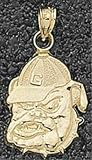 Georgia Bulldogs Solid 14K Gold Bulldog 5/8 Pendant