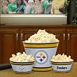 Pittsburgh Steelers Memory Company Team Melamine 3-Piece Bowl Set NFL Football Fan Shop Sports Team Merchandise