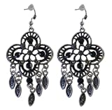 Fashion Jewelry - Women's Fashion Clover-Shaped Dangle Earrings 3 Inches (1 pair)