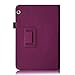 Fintie Toshiba Encore 2 WT10 Folio Case - Premium Leather Stand Cover with Stylus Holder for Toshiba Encore 2 WT10-A32 / A64 10.0-Inch Windows 8.1 Tablet - Purple