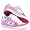 White/Crazy Pink Plaid