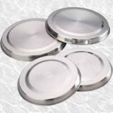 4 PIECE STAINLESS STEEL HOB COVER SET