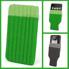 Handysocke / Handy Socke gr�n / green passend f�r Iphone 2G 3G 3GS, Ipod nano touch, LG, Google Phone, Sony Ericsson Aino, Nokia, MP3 Player, Kameras - Marke Incutex (iPhonesocke, iPodsocke, Handysocken, Socken)