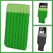 Handysocke / Handy Socke gr�n / green passend f�r Iphone 2G 3G 3GS, Ipod nano touch, LG, Google Phone, Sony Ericsson Aino, Nokia, MP3 Player, Kameras - Marke Incutex (iPhonesocke, iPodsocke, Handysocken, Socken)