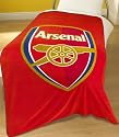 Zap Arsenal Red Crest Fleece Blanket