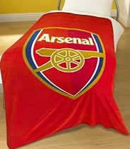 Zap Arsenal Red Crest Fleece Blanket