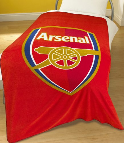 Zap Arsenal Red Crest Fleece Blanket