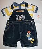 Disney Mickey Mouse Slam Jam 2 Piece Overall Set Size: 24 Months