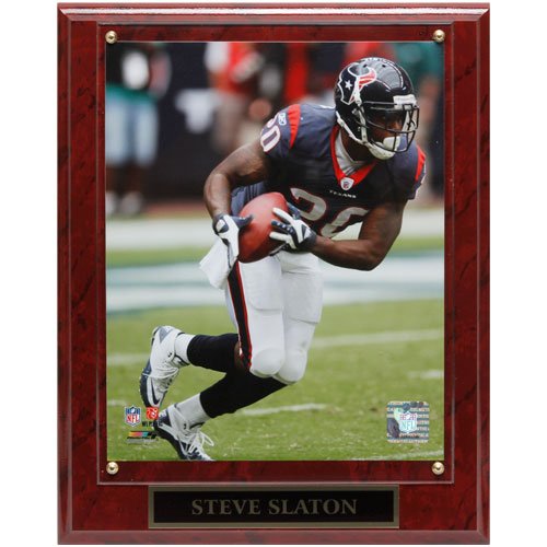 Houston Texans #20 Steve Slaton 10.5'' x 13'' Player Plaque