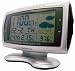 Precision MSF Radio Controlled LCD Silver Coloured Wireless Weather Station with One External Sensor