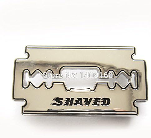 Men Belt Buckle Shaved Razor Blade Belt Buckle Gurtelschnalle Boucle de ceinture