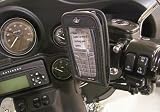 eCaddy Lite Chrome Mount for phone iPod MP3 tolls etc - Harley Davidson