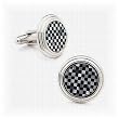 Onyx and MOP Checker Step Cufflinks