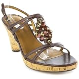 AK Anne Klein Arriela Dark Brown sandals at AK Anne Klein