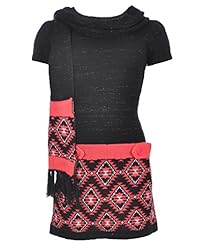 Girls Sweater Winter Acrylic/Metallic  Dress