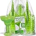 Green Plastic 8oz Margarita Glasses 20ct